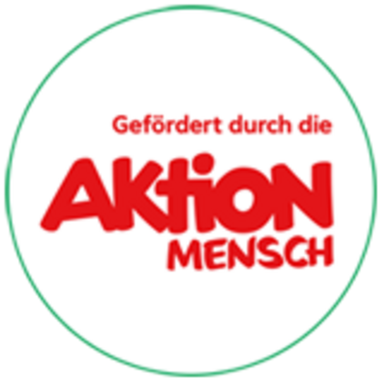 Logo der Aktion Mensch (Förderer der Haseler Mühle)